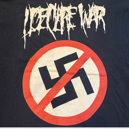 I Declare War Deathcore Band Fuck Nazis Vintage T-Shirt Size XL