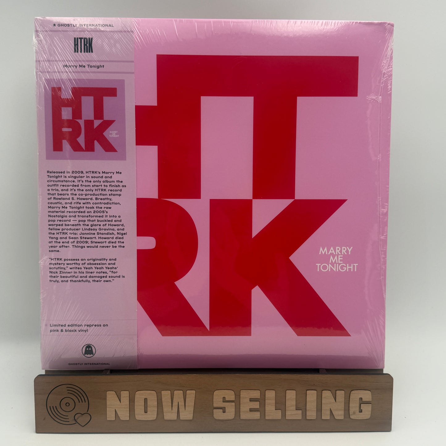 HTRK - Marry Me Tonight Vinyl LP Pink & Black SEALED [DING]