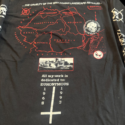 Ames Sanglantes Chindia Tower Impalements Long Sleeve T-Shirt Size M Hospital Productions Prurient