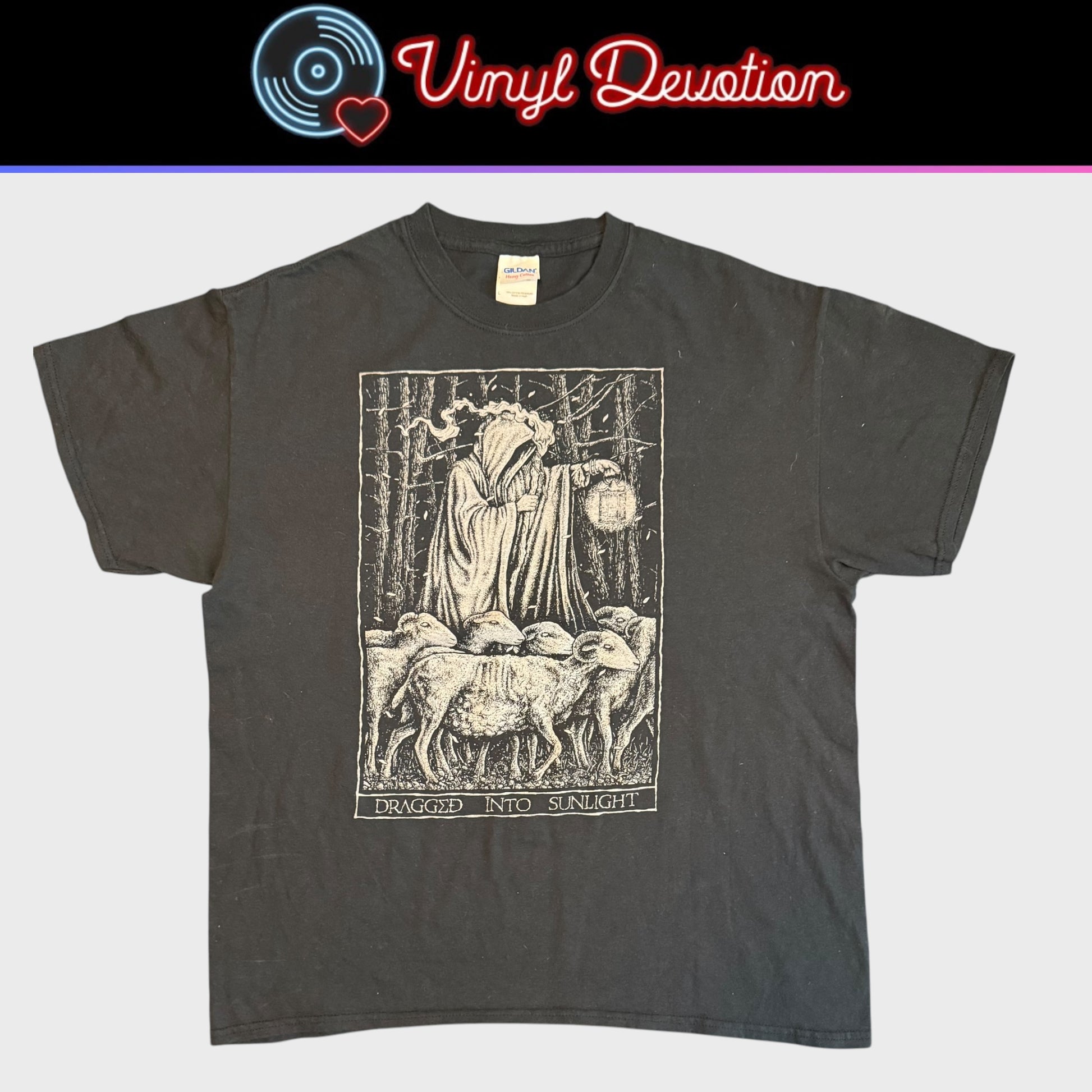 Dragged Into Sunlight Band Shepherd T-Shirt Size L Official