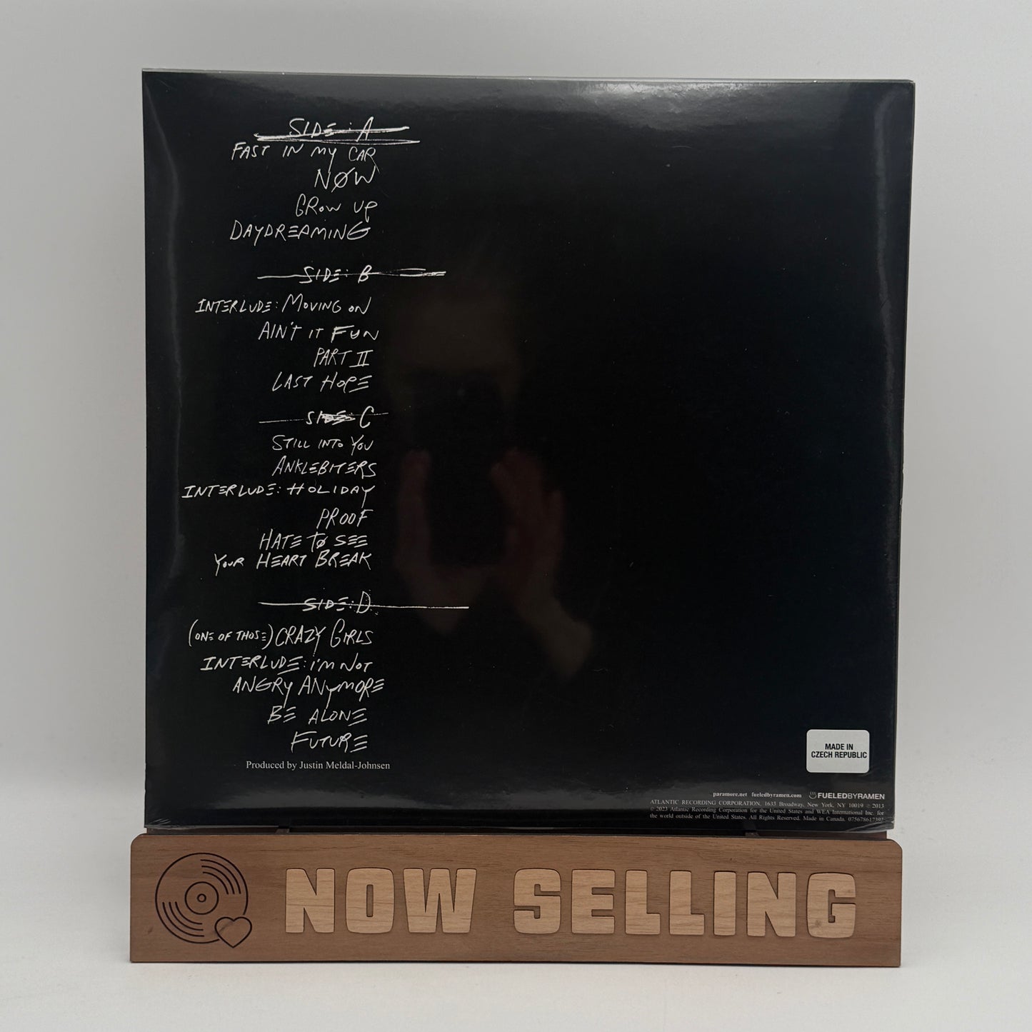 Paramore - Paramore Self Titled Vinyl LP Reissue Hot Pink / Neon Orange Split SEALED Alt Cover