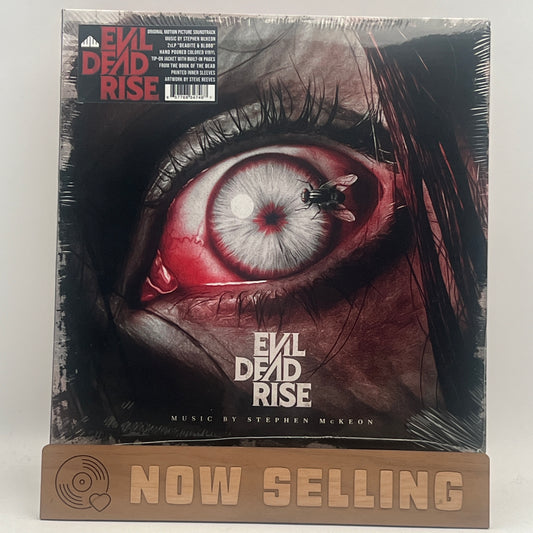 Evil Dead Rise Soundtrack Vinyl LP Blue & Red Hand Poured SEALED