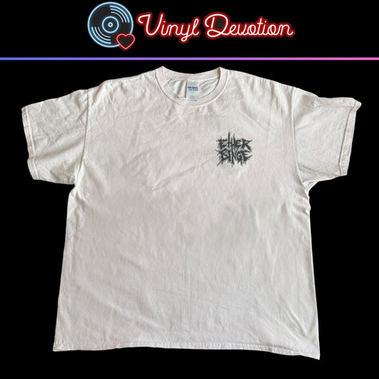 Ether Binge Band Eyes White T-Shirt Size XL Chainsaw Squid Grindcore
