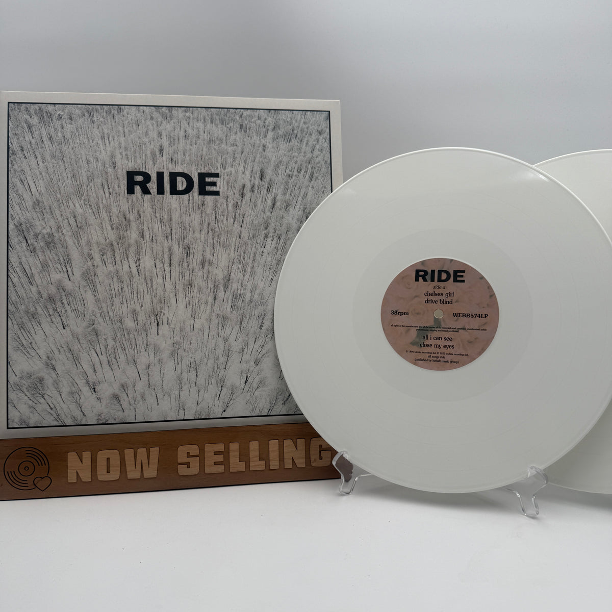 Ride - 4 EPs Vinyl LP White Compilation