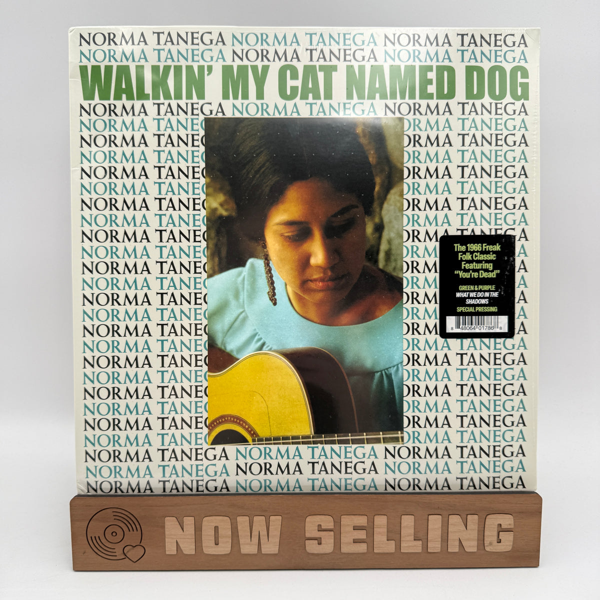 Norma Tanega - Walkin' My Cat Named Dog Vinyl LP Green & Purple SEALED