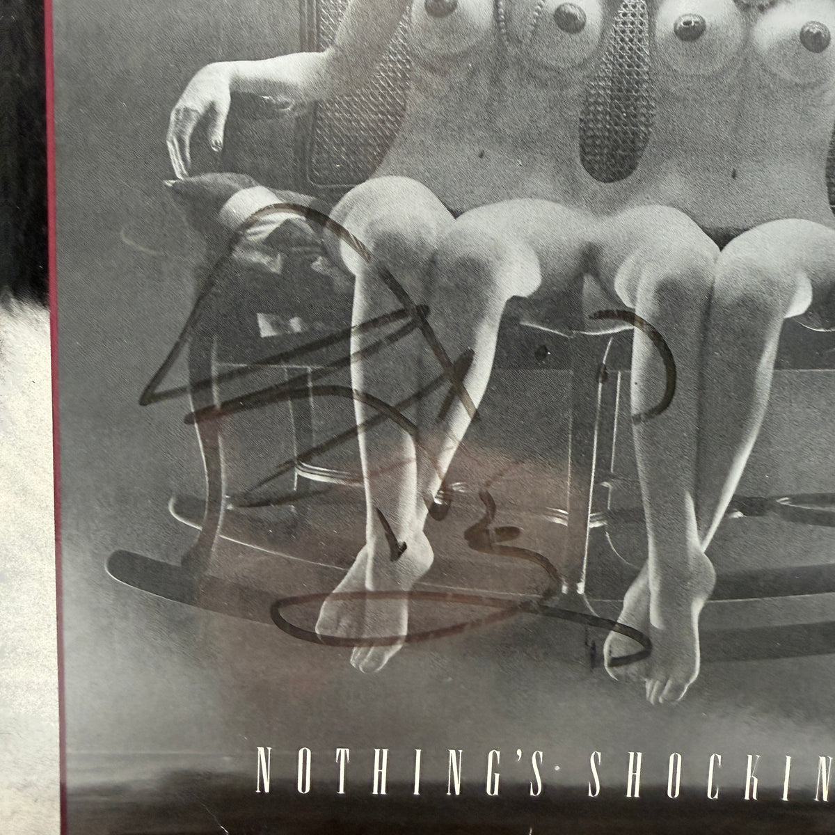 Jane's Addiction - Nothing's Shocking Vinyl LP Original 1st Press UK Rubber Jacket SiGNED