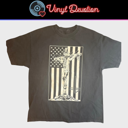 The Banner Hardcore Band Flag T-Shirt Size L