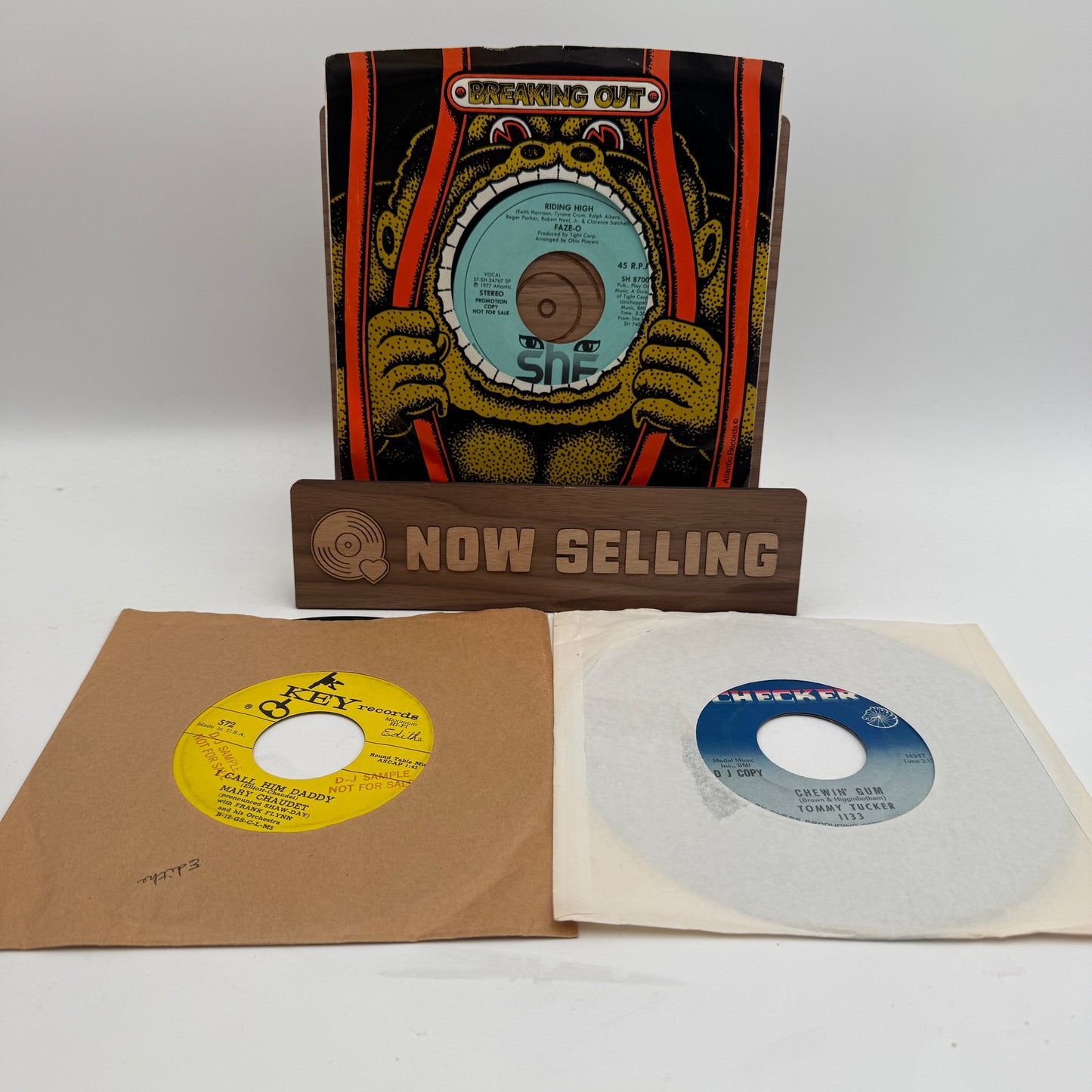 Vinyl 7" Soul Records Lot Tommy Tucker Chewin' Gum, Faze-O Riding High, Mary Chaudet Stop!