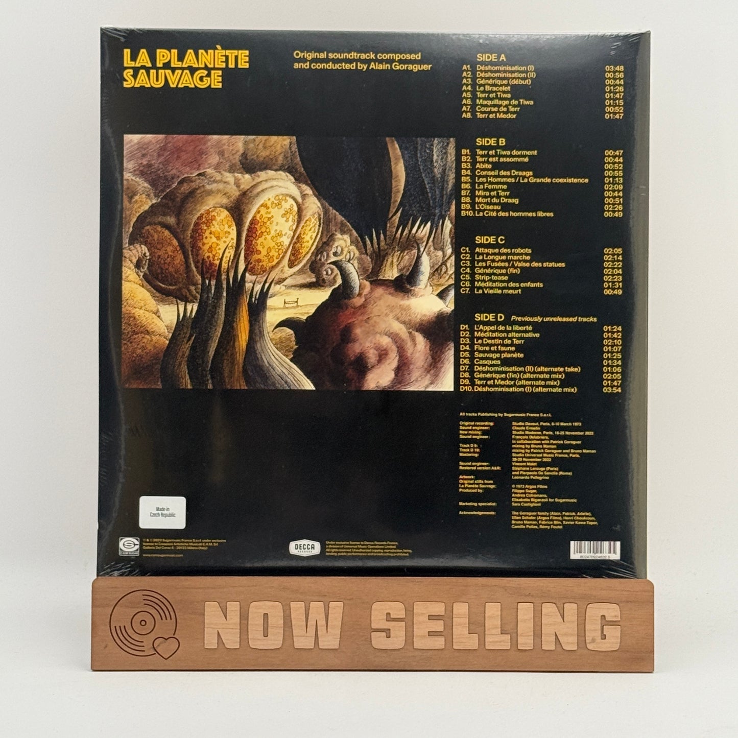 La Planete Sauvage Soundtrack Vinyl LP Opaque Blue SEALED Expanded Edition