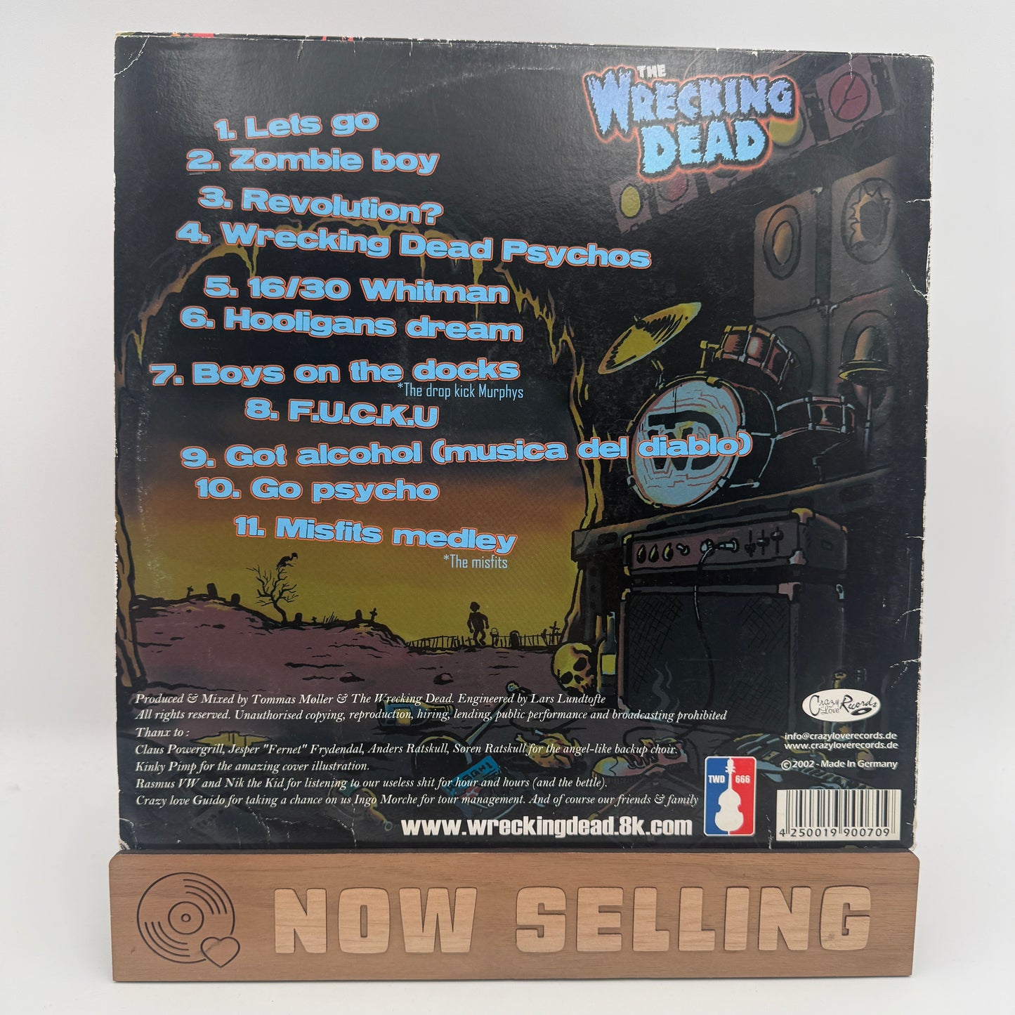 The Wrecking Dead – The Wrecking Dead Vinyl LP German Psychobilly Oi Punk