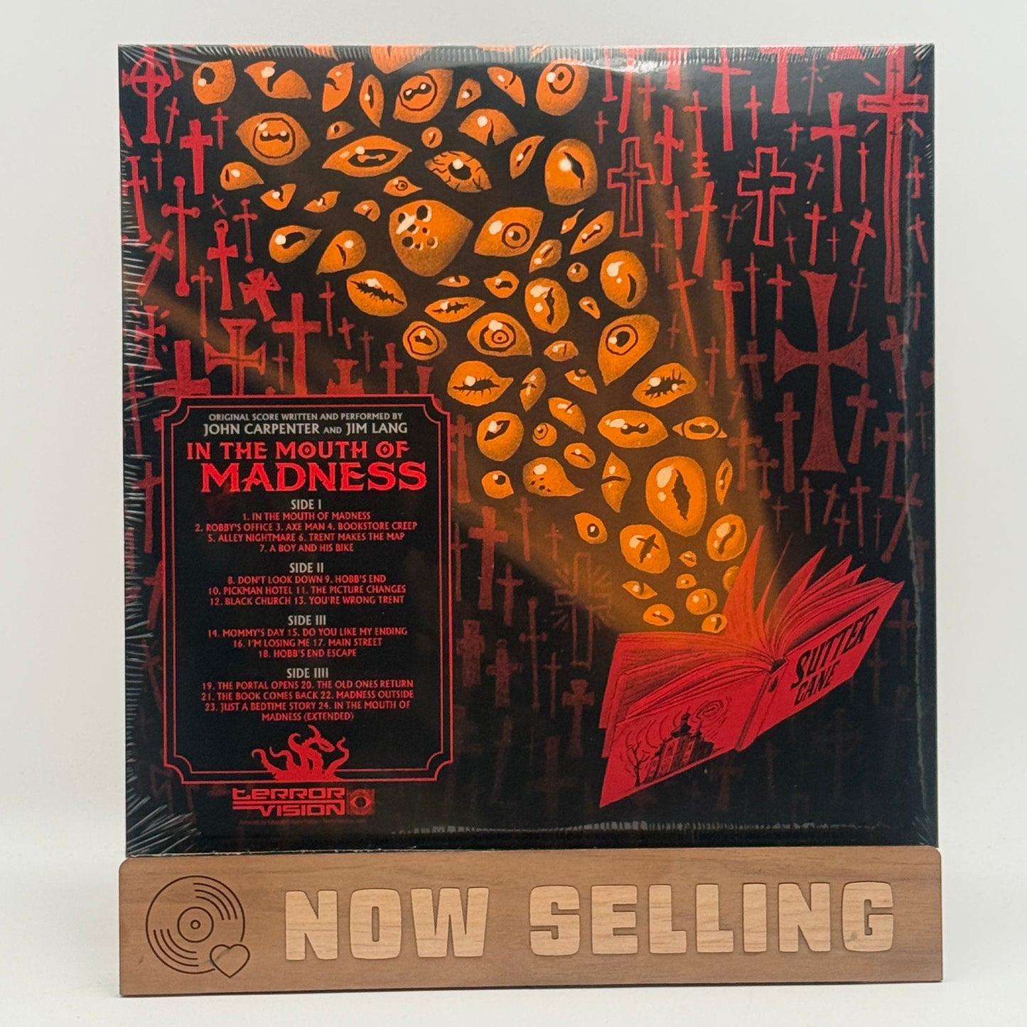 In The Mouth Of Madness Vinyl LP Reissue Swirl SEALED John Carpenter Terror Vision