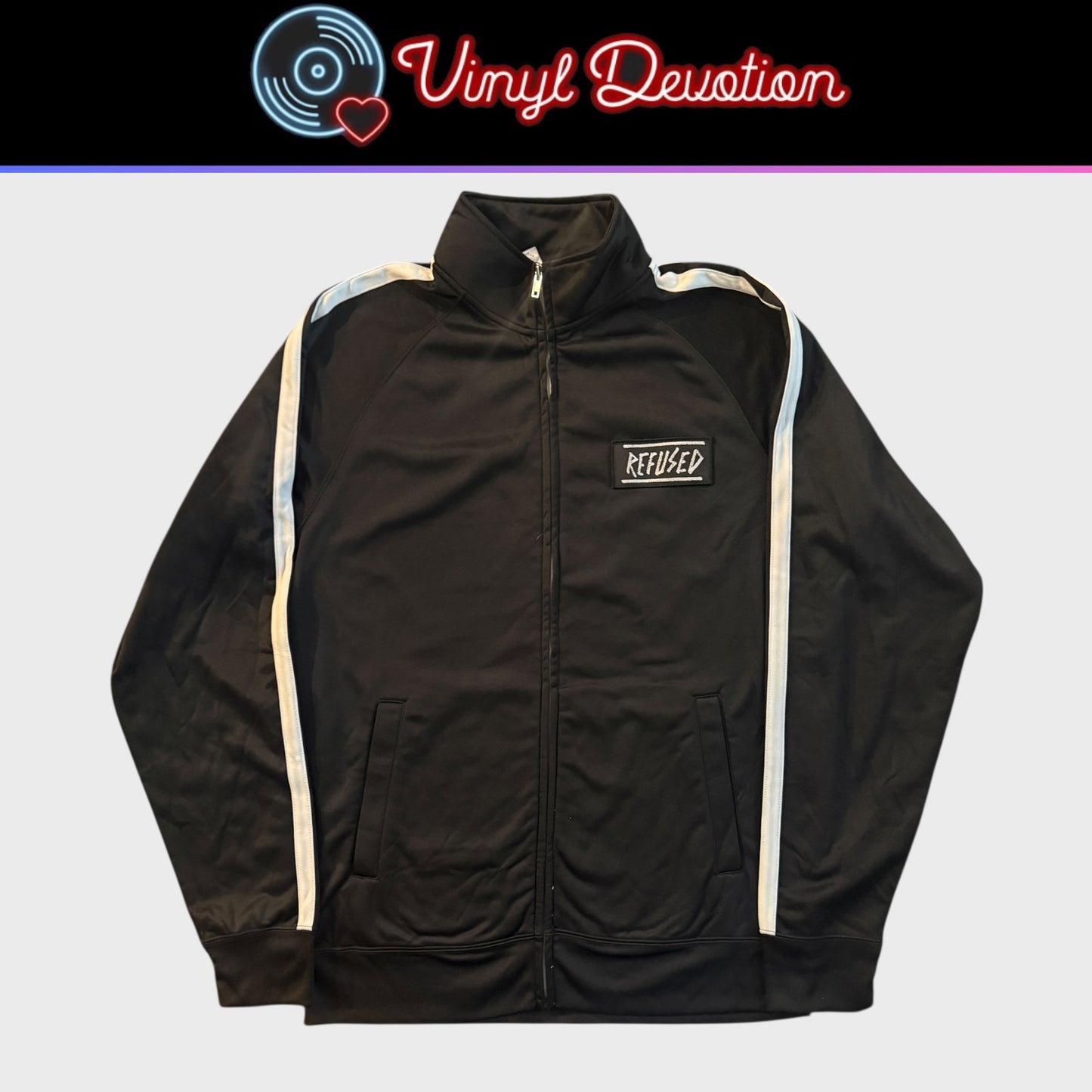 Refused Band Old Logo Track Jacket Size XL