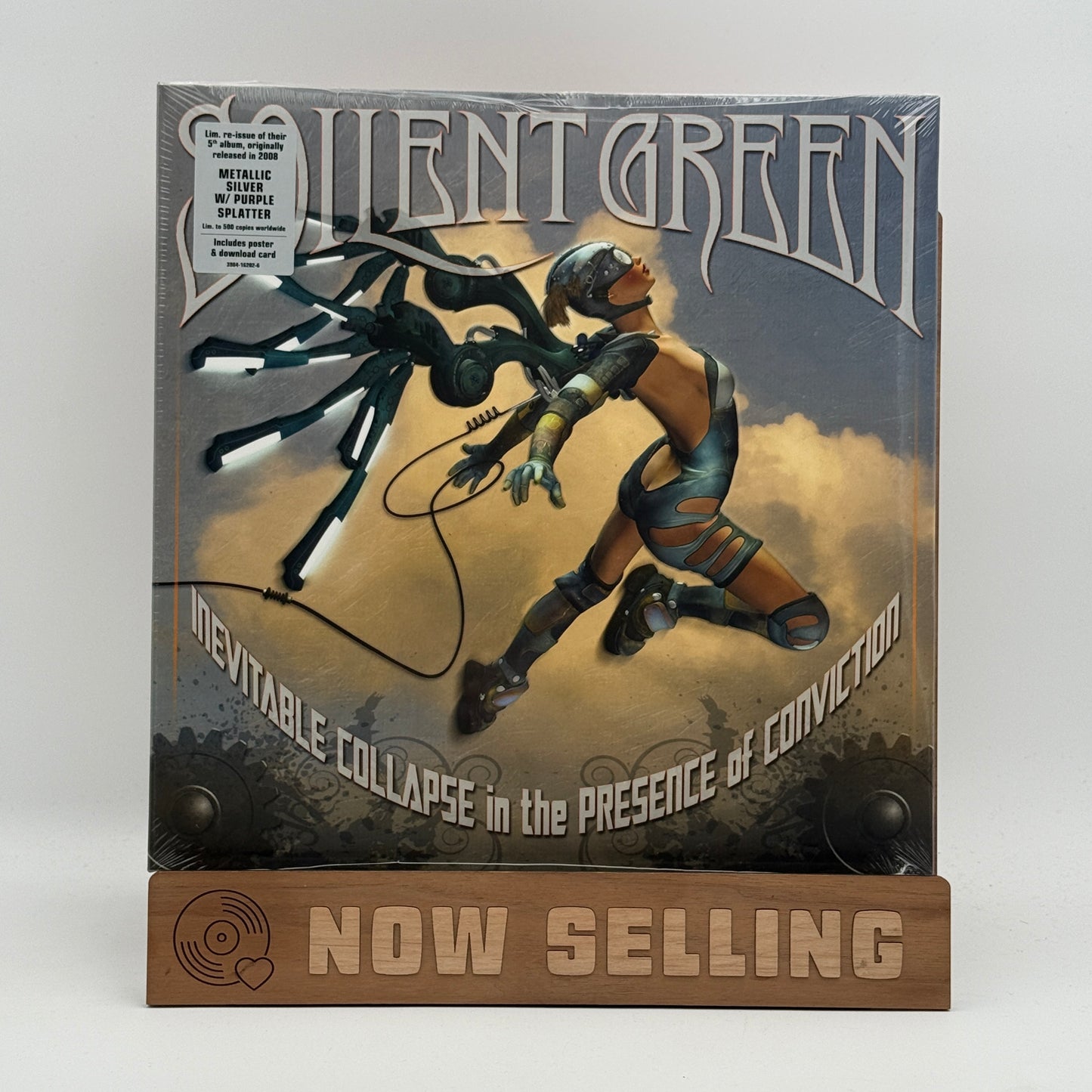 Soilent Green - Inevitable Collapse In The Presence Of Conviction Vinyl LP Metallic Silver w/ Purple Splatter SEALED