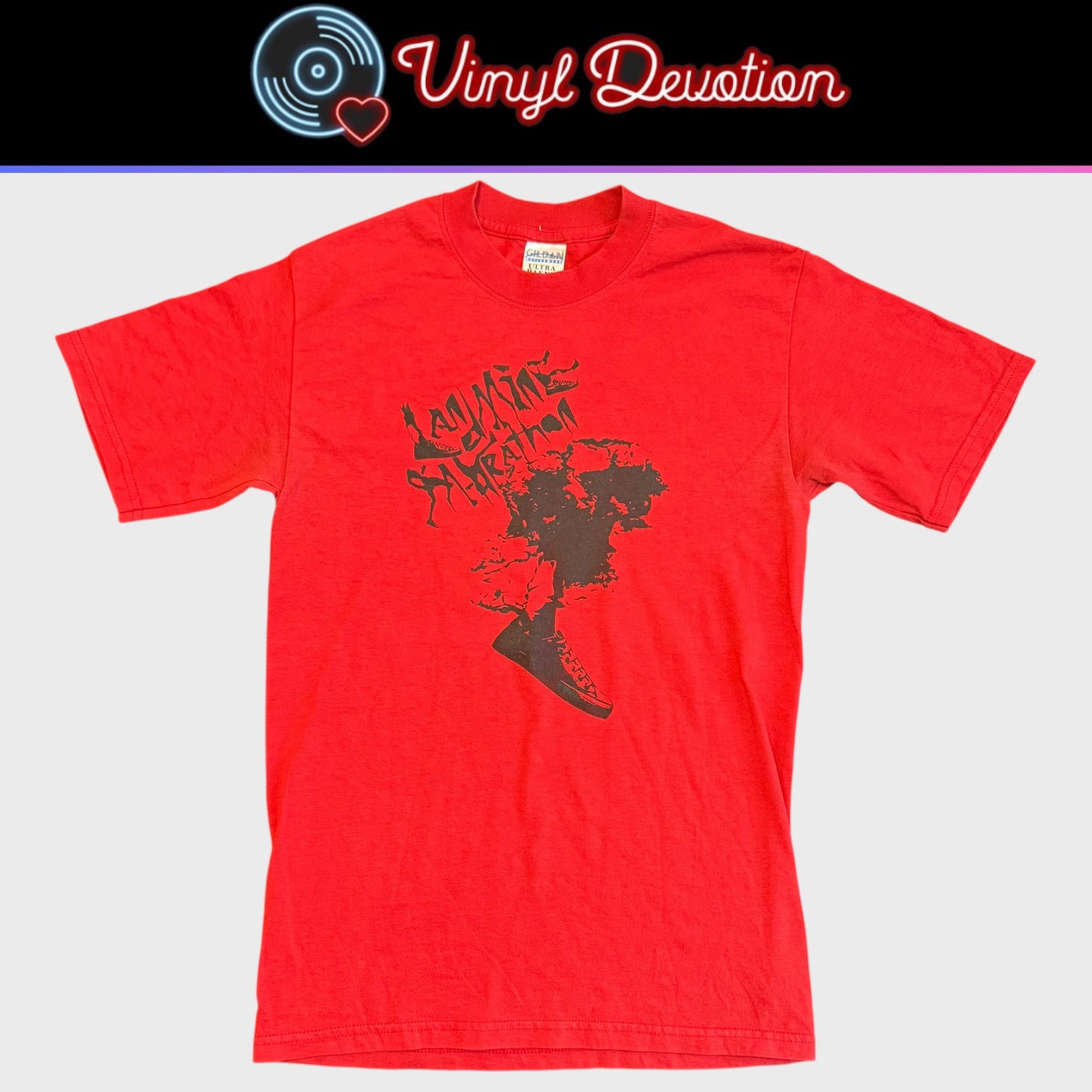 Landmine Marathon Band Vintage Red T-Shirt Size S