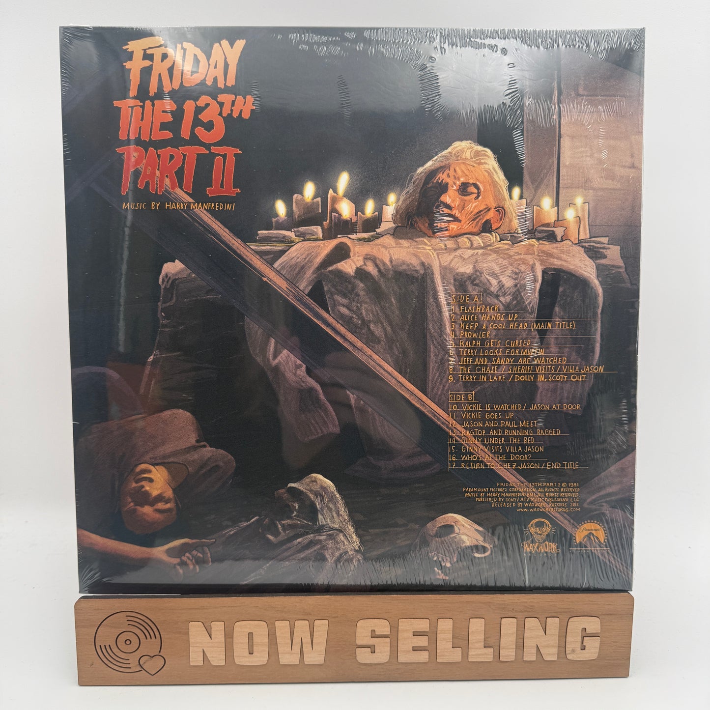 Friday The 13th Part II Soundtrack Vinyl LP Purple Campfire Glow SEALED Harry Manfredini
