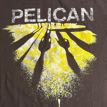 Pelican Band City Of Echoes - Silhouettes Brown T-Shirt Size M