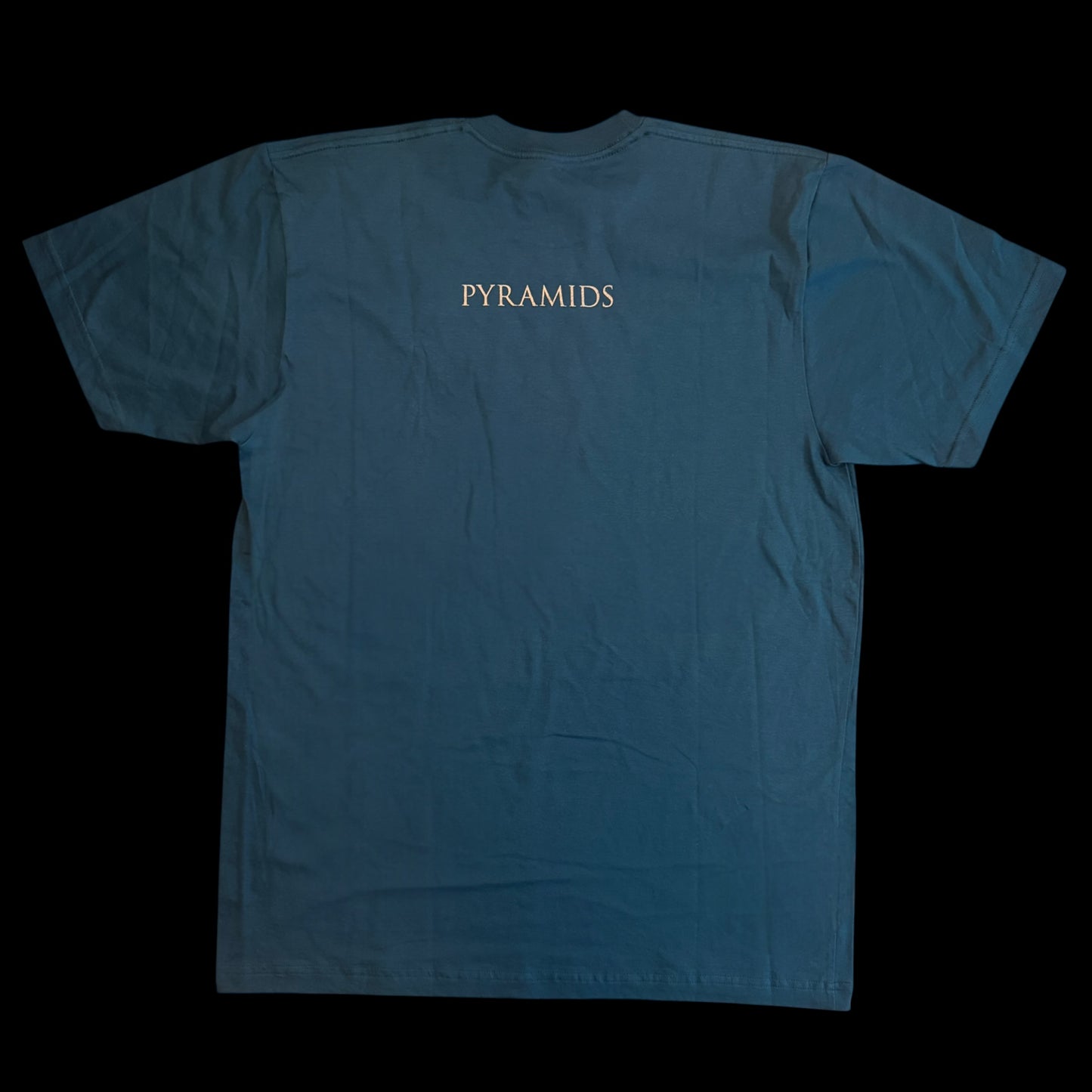 Pyramids Band Self Titled Blue Vintage T-Shirt Size M Split Cranium RX Bandits Mamiffer
