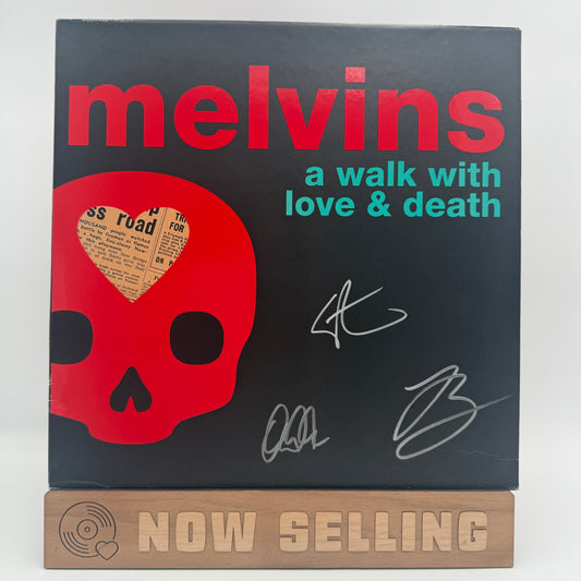 Melvins - A Walk With Love & Death Vinyl LP Gold SIGNED