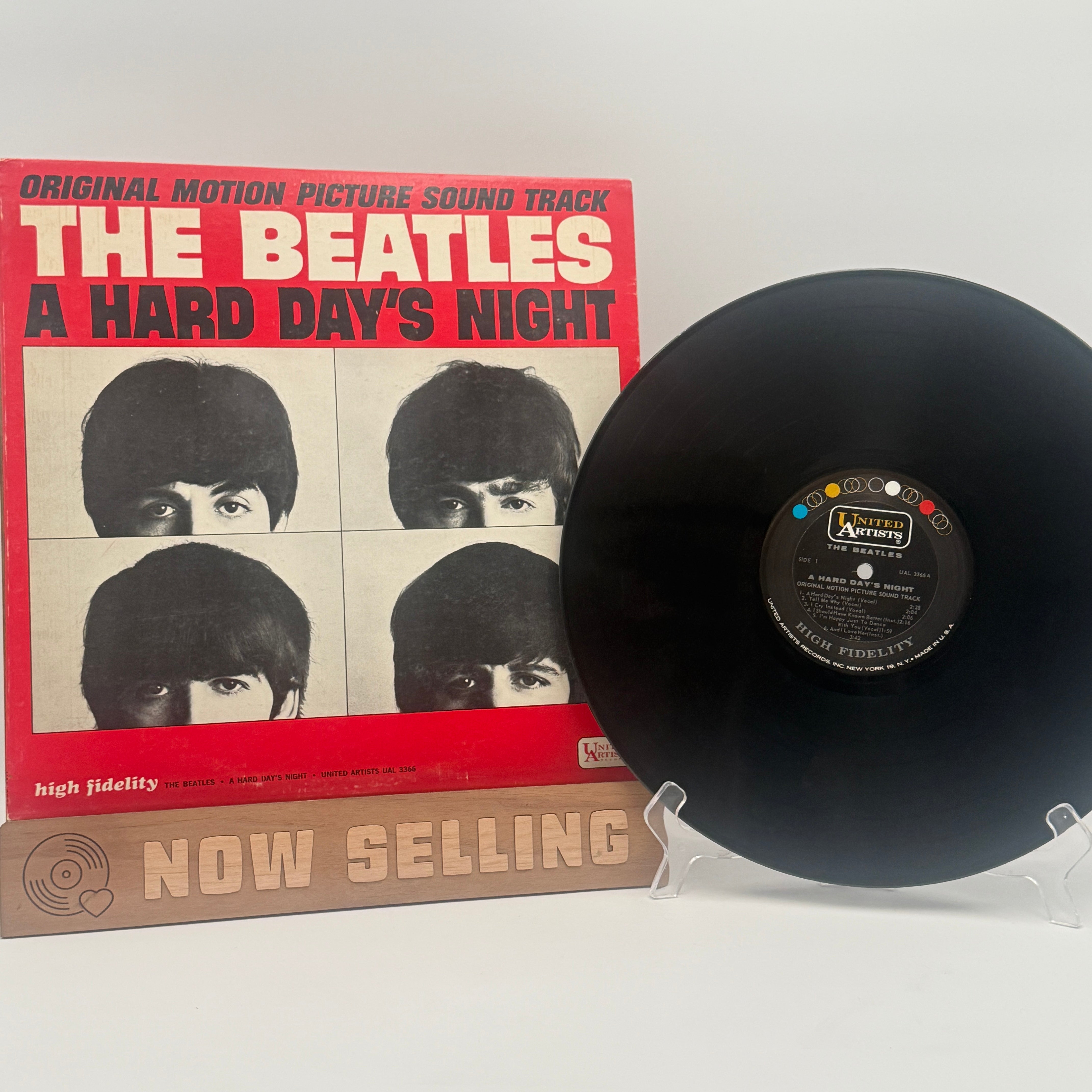 The Beatles - A Hard Day's Night Soundtrack Vinyl 1964 Mono UAL