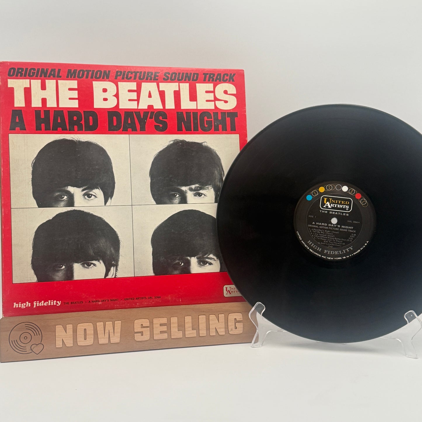 The Beatles - A Hard Day's Night Soundtrack Vinyl 1964 Mono UAL 3366