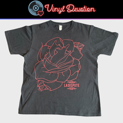 La Dispute Band Logo Rose Heart T-Shirt Size Wildlife No Sleep Records