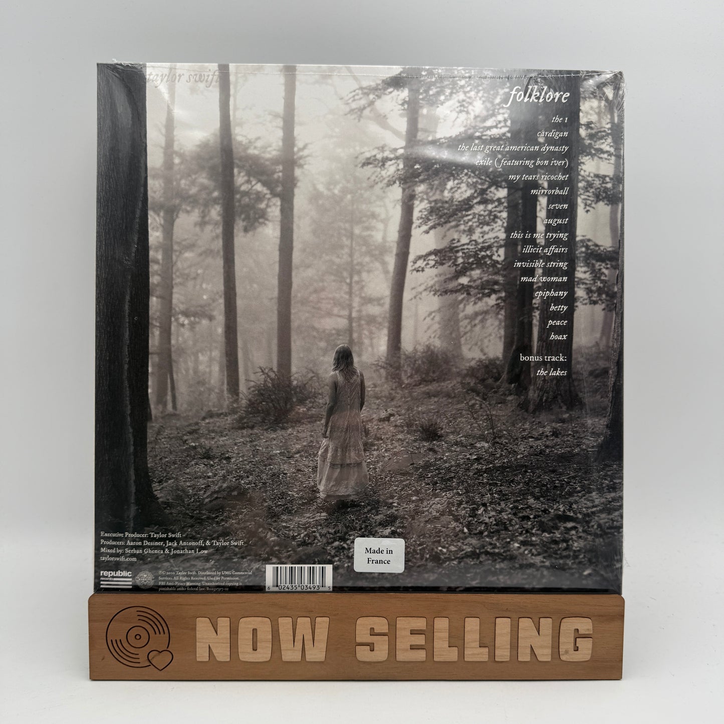 Taylor Swift - Folklore Vinyl LP Azure "Hide and Seek" SEALED Edition No. 6