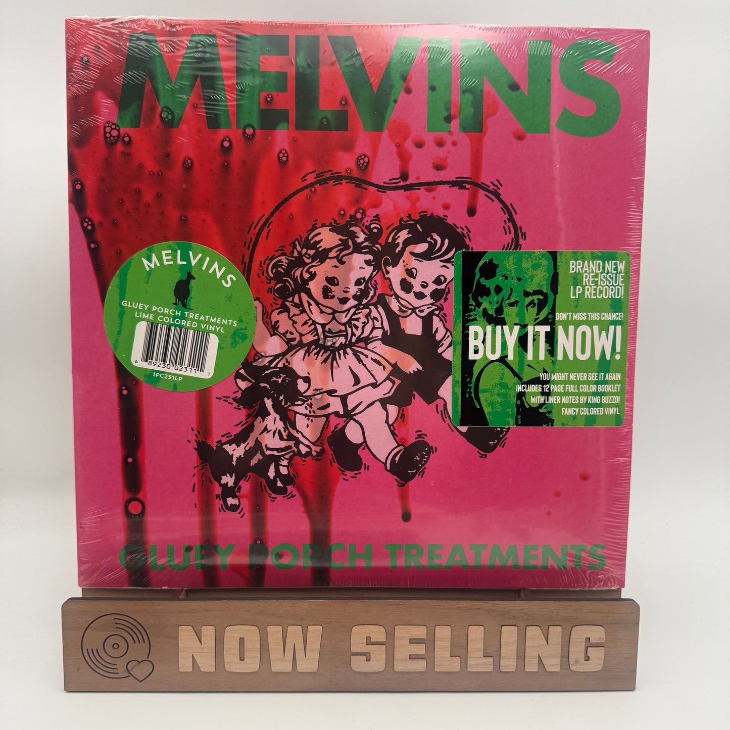 Melvins - Gluey Porch Treatments Vinyl LP Reissue Lime Green SEALED