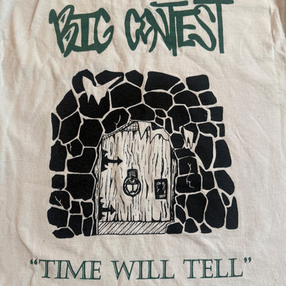 Big Contest Hardcore Band Time Will Tell White Long Sleeve T-Shirt Size M Title Fight Step Forward