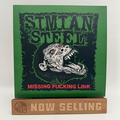 Simian Steel - Missing Fucking Link Vinyl LP Aaarrrggh! Red Black Swirl Iron Monkey