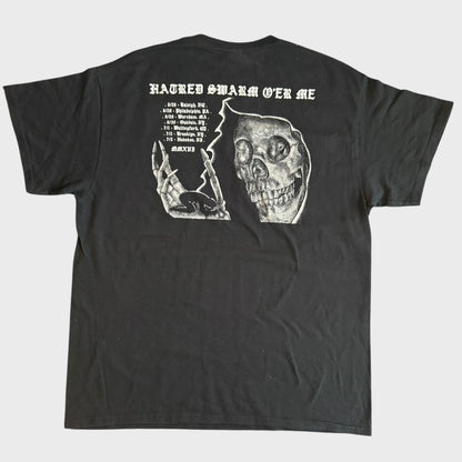 Funeral Chic Crust Punk Band Hatred Swarm T-Shirt Size L
