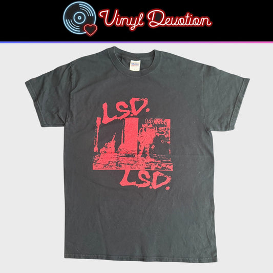 LSD Japanese Hardcore Band Lustmord Snatch Death'Ein Bodie Vintage T-Shirt Size M