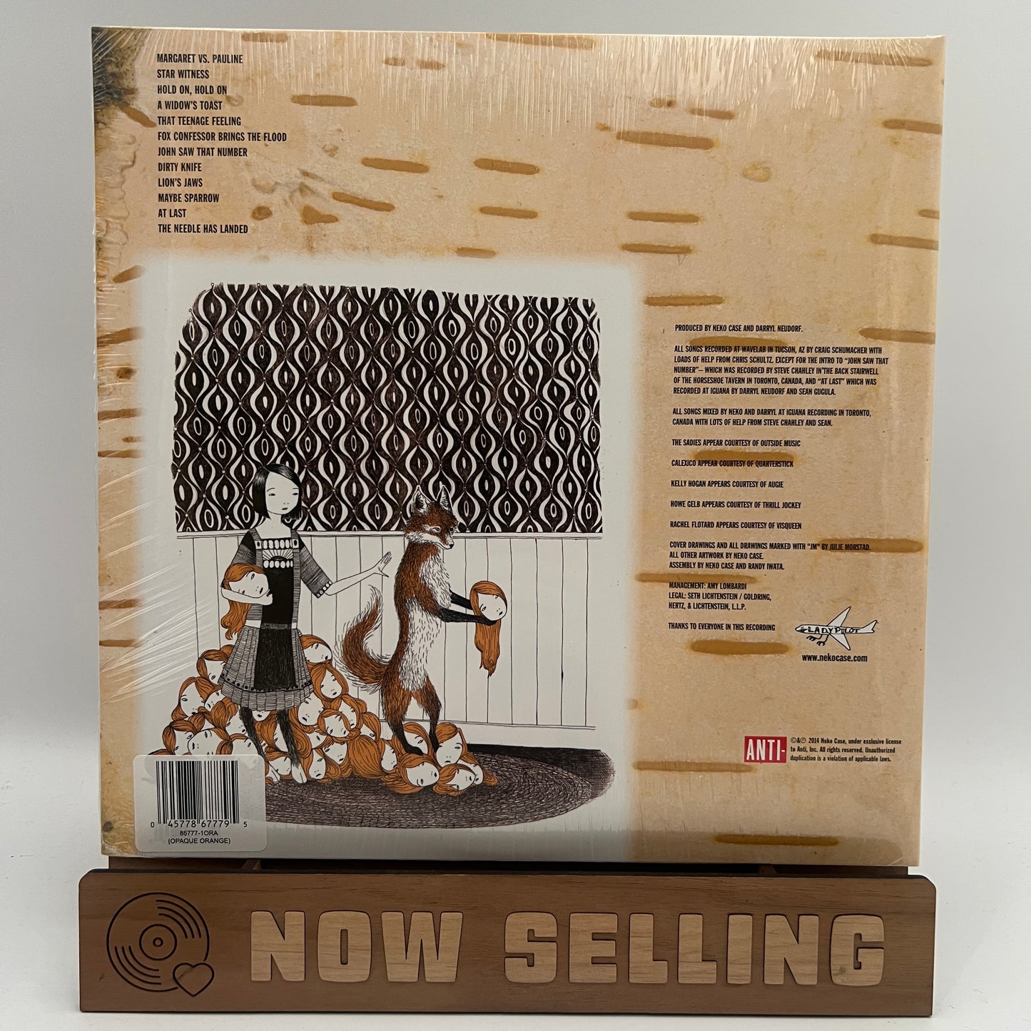 Neko Case - Fox Confessor Brings The Flood Vinyl LP Reissue Orange SEALED