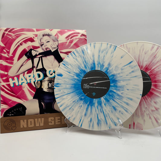 Madonna - Hard Candy Vinyl LP Repress White Blue Pink Splatter Black 2008