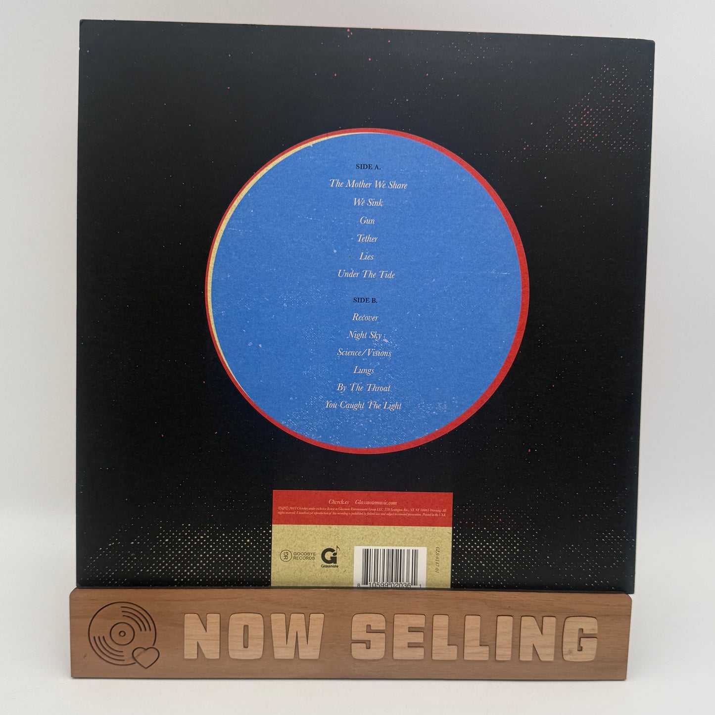 Chvrches - The Bones Of What You Believe Vinyl LP Black 180 Gram 1st Press