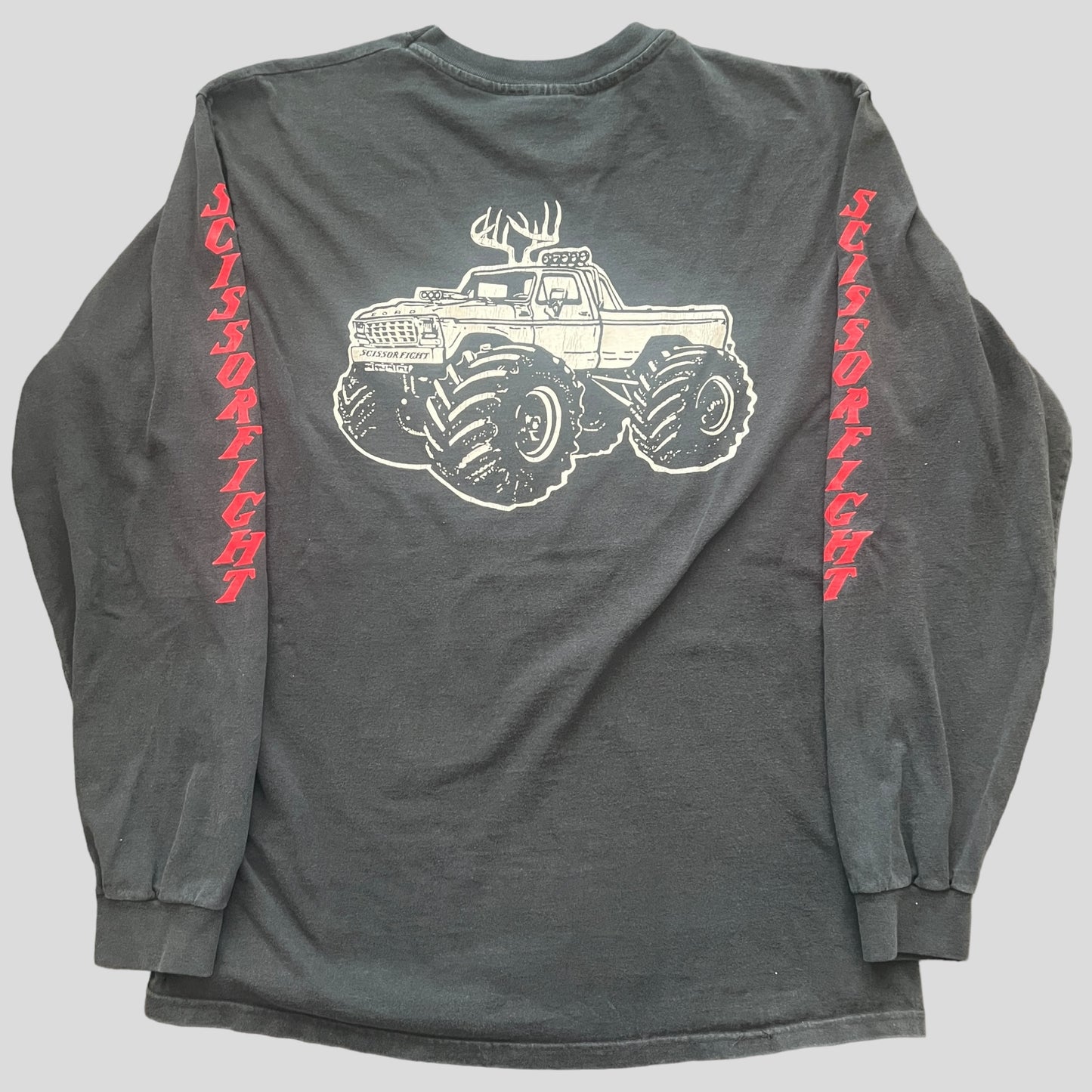 Scissorfight Band New Hampshire Live Free Or Die Long Sleeve T-Shirt Size XL