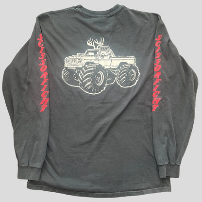 Scissorfight Band New Hampshire Live Free Or Die Long Sleeve T-Shirt Size XL