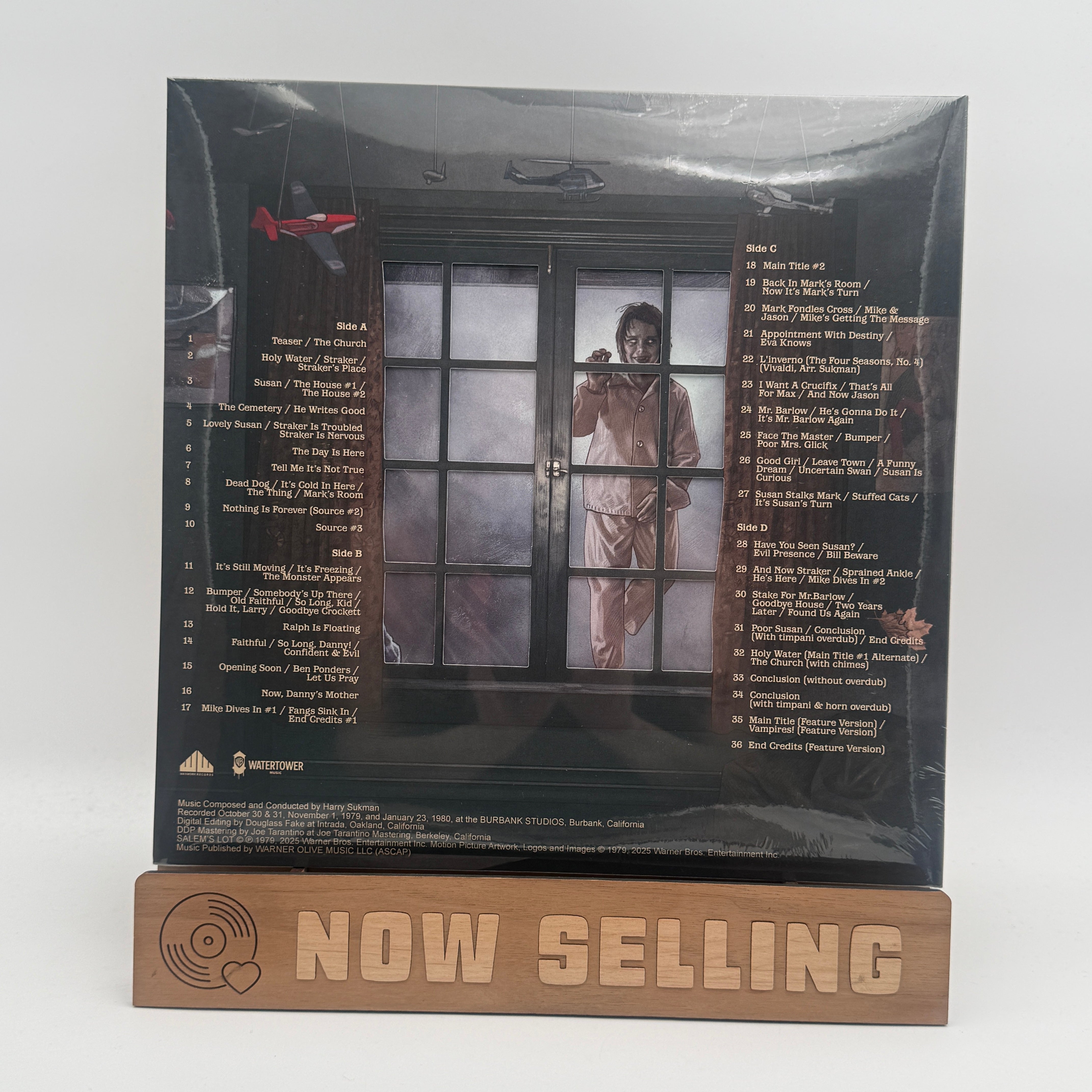 Salem's Lot Soundtrack Vinyl LP Reissue Vampire Blue SEALED Harry