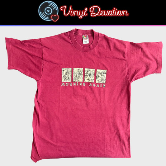 Morning Again Band My Statement Of Life In A Dying World Maroon Vintage T-Shirt Size XL