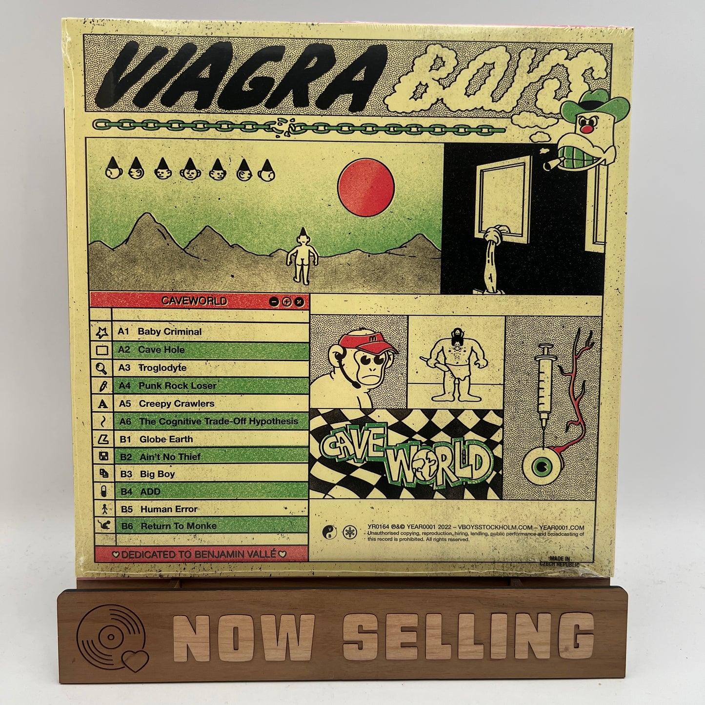 Viagra Boys - Cave World Vinyl LP SEALED Black