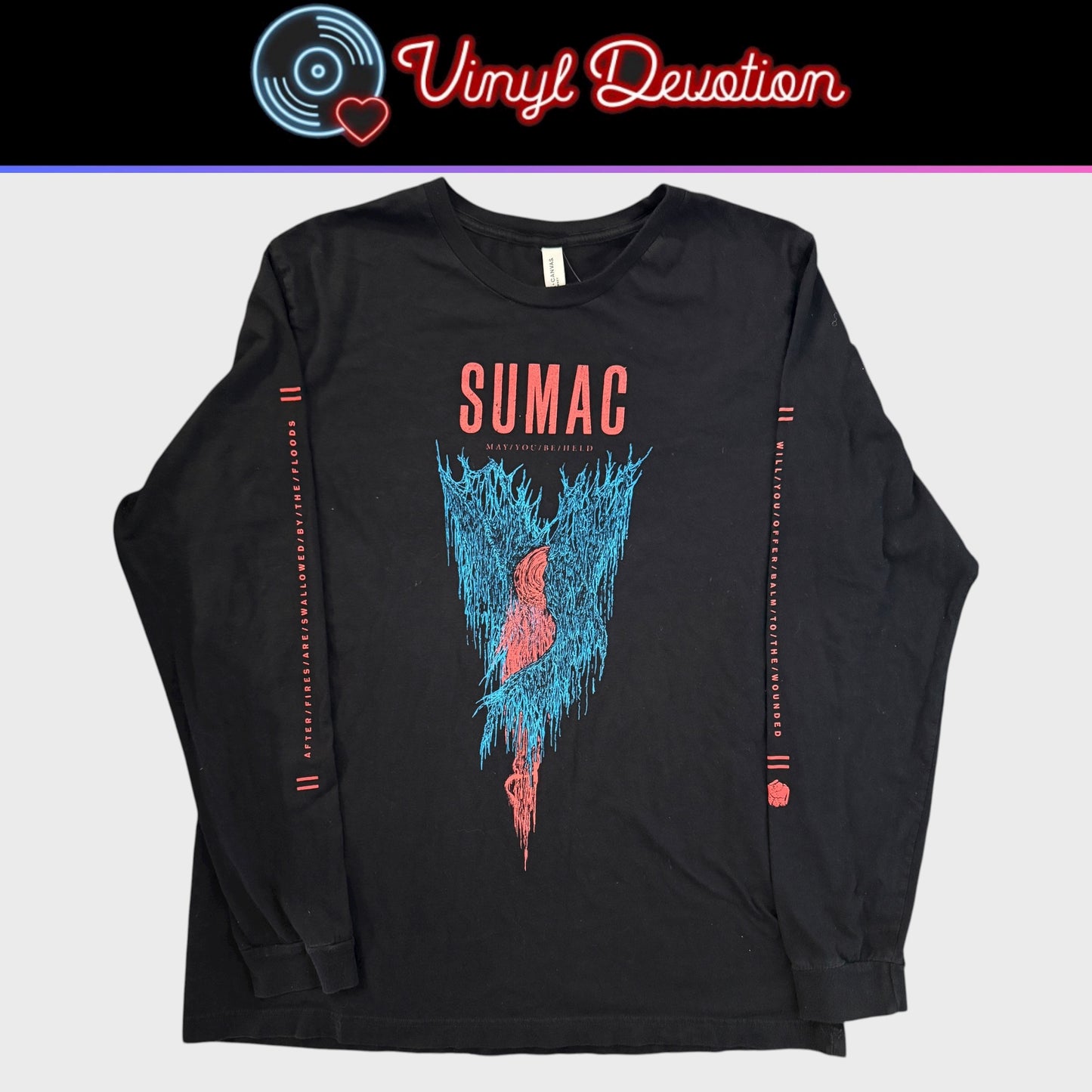 Sumac Band May You Be Held Long Sleeve T-Shirt Size XL Botch Isis Old Man Gloom