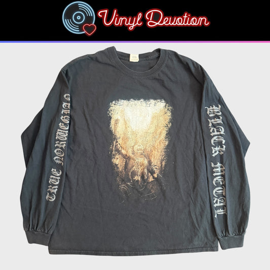 True Norwegian Black Metal Documentary Long Sleeve T-Shirt Size XL Darkthrone Peter Beste Gorgoroth