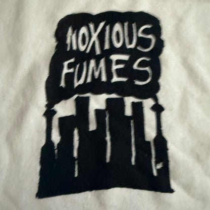 Noxious Fumes Punk Band White T-Shirt Size XL Subvert