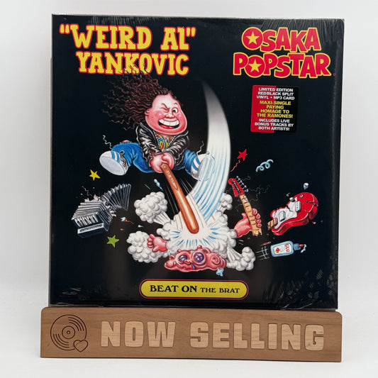 "Weird Al" Yankovic / Osaka Popstar - Beat On The Brat Vinyl 12" Red Black 50/50 SEALED