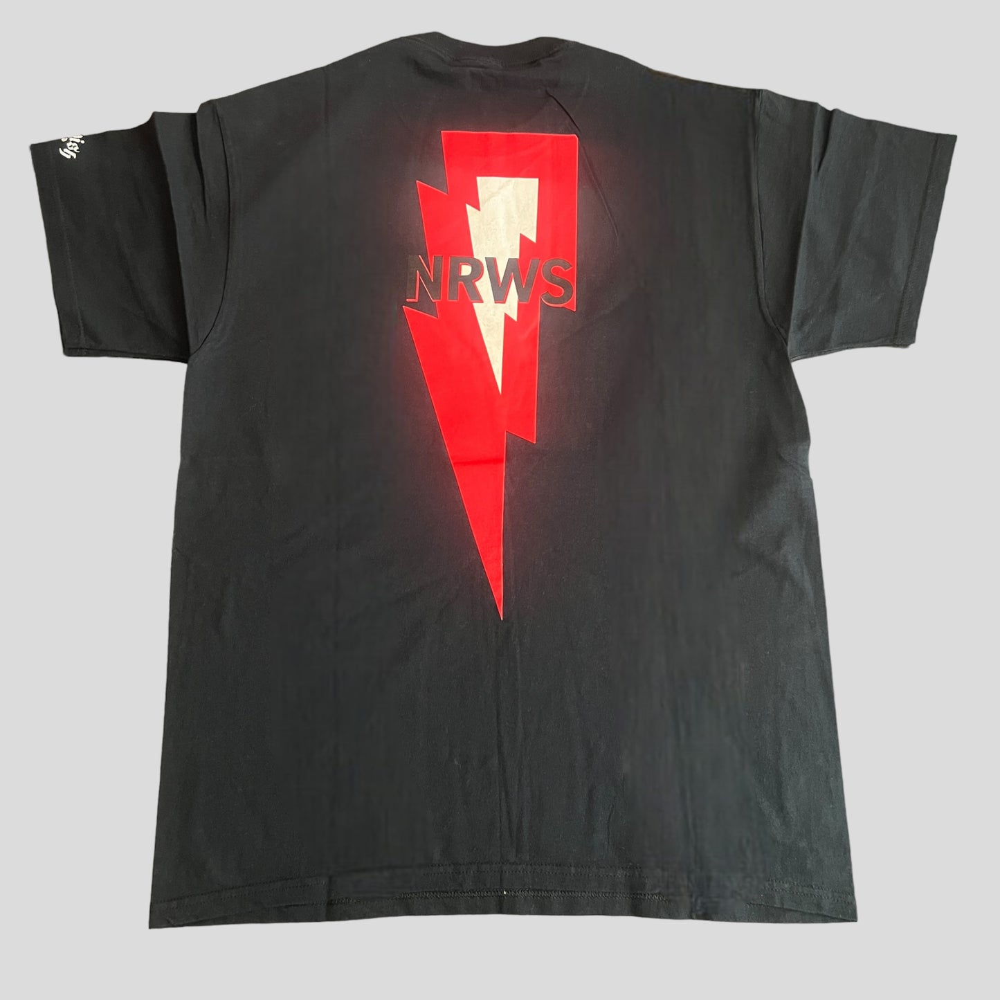 Narrows Band Red Lightning Bolt T-Shirt Size L Botch