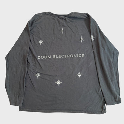 Prurient Band Doom Electronics Long Sleeve T-Shirt Size L Vatican Shadow Cold Cave Hospital Productions