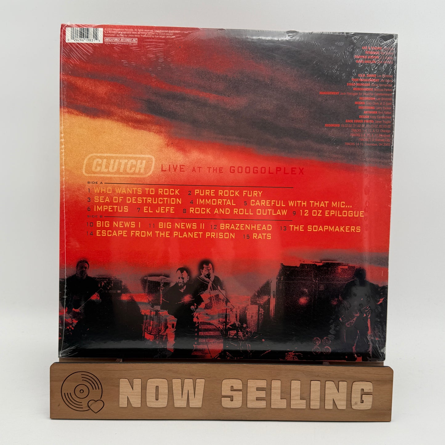 Clutch - Live At The Googolplex Vinyl LP Color SEALED