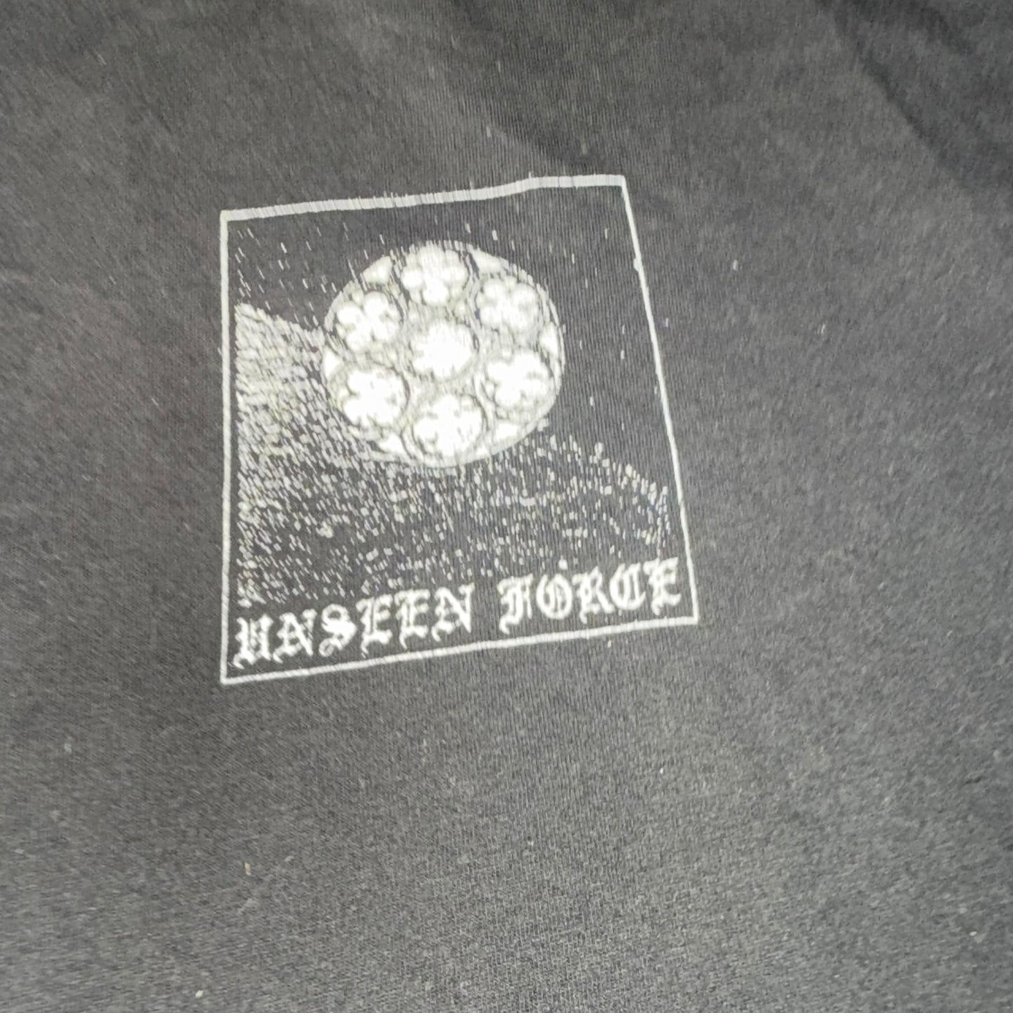 Unseen Force Hardcore Punk Band Uneasy T-Shirt Size M