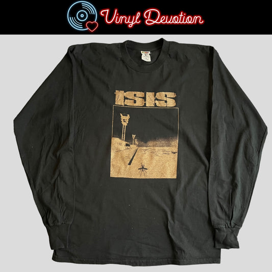 Isis The Band Celestial Gold Glitter Tower Vintage T-Shirt Size XL