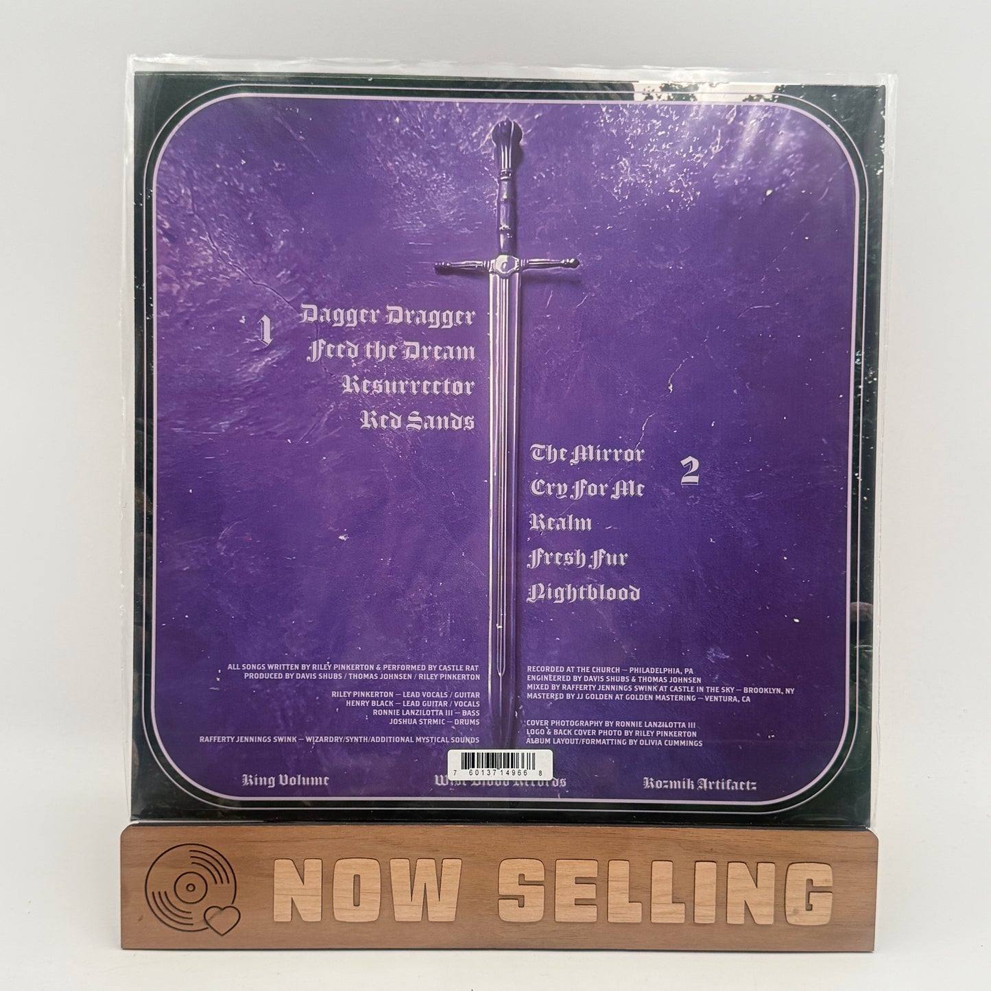 Castle Rat - Into The Realm Vinyl LP Transparent Purple