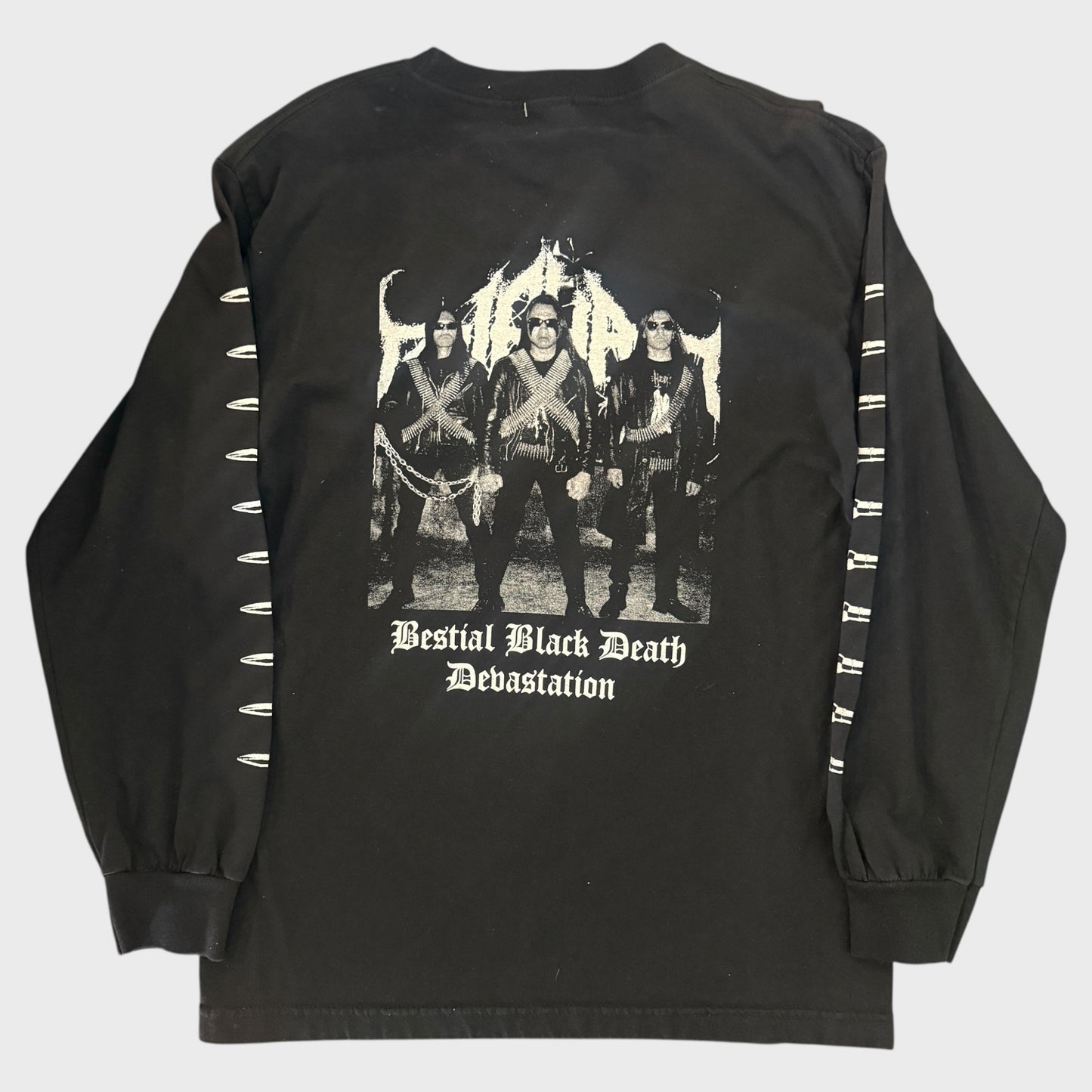 Deiphago Band Satan Cult Baphomet Long Sleeve T-Shirt Size M